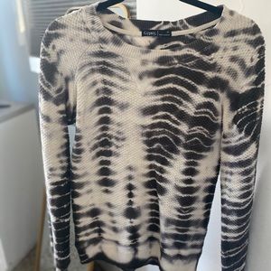 Thermal tie dye sweater/sweatshirt